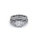 Verragio Three-Stone Princess Engagement Ring
