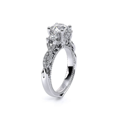 Verragio Three-Stone Round Engagement Ring