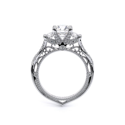 Verragio Three-Stone Round Engagement Ring
