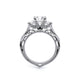 Verragio Three-Stone Round Engagement Ring