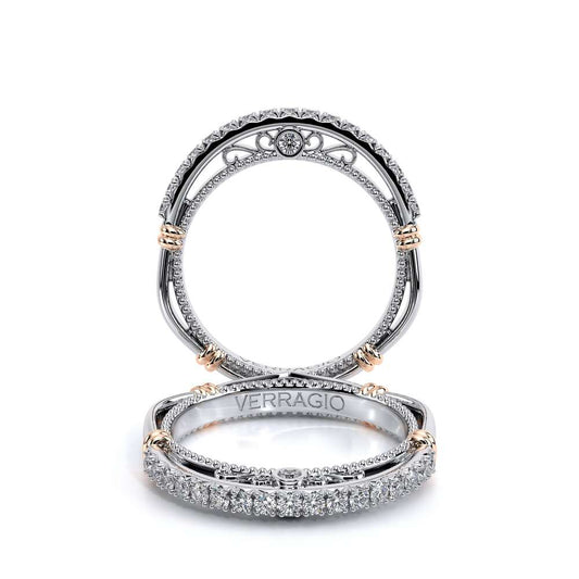 Verragio Halo Round Wedding Band