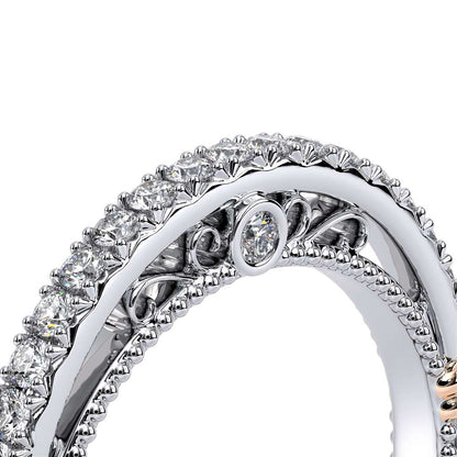 Verragio Halo Round Wedding Band
