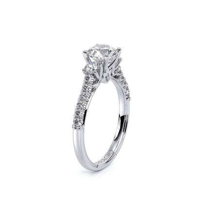 Verragio Three-Stone Round Engagement Ring