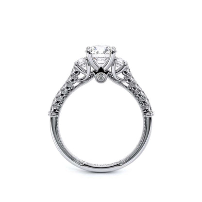 Verragio Three-Stone Round Engagement Ring