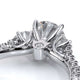Verragio Three-Stone Round Engagement Ring