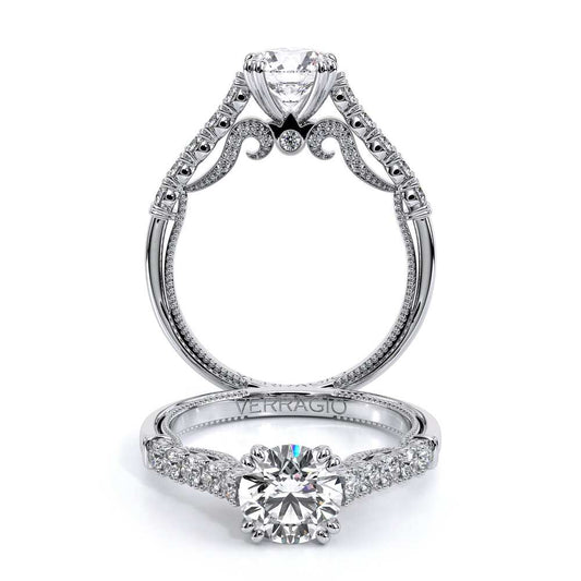 Verragio Pave Round Engagement Ring