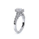 Verragio Pave Oval Engagement Ring