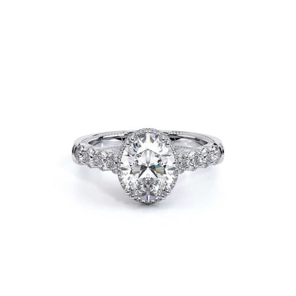 Verragio Pave Oval Engagement Ring