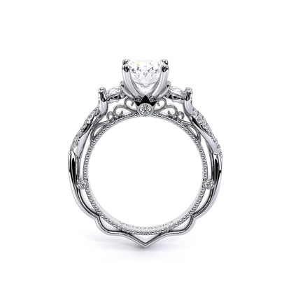 Verragio Three-Stone Oval Engagement Ring