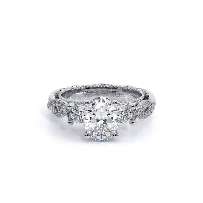 Verragio Three-Stone Oval Engagement Ring