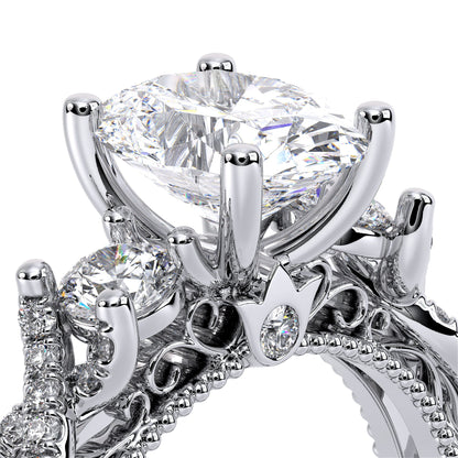 Verragio Three-Stone Oval Engagement Ring