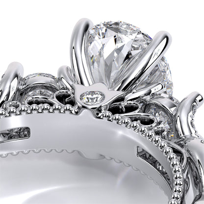 Verragio Three-Stone Oval Engagement Ring