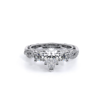 Verragio Three-Stone Pear Engagement Ring