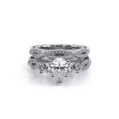 Verragio Three-Stone Pear Engagement Ring