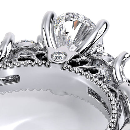 Verragio Three-Stone Pear Engagement Ring