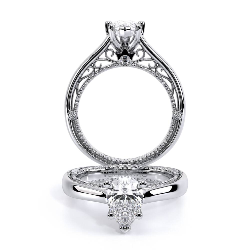 Verragio Solitaire Pear Engagement Ring