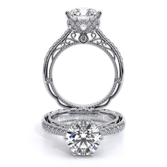 Verragio Pave Round Engagement Ring
