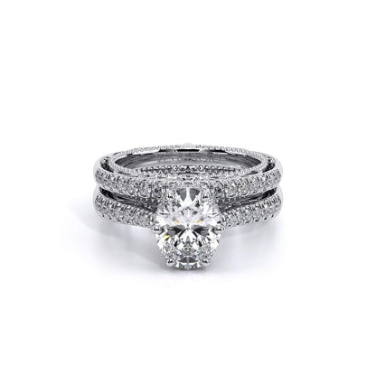 Verragio Pave Oval Engagement Ring