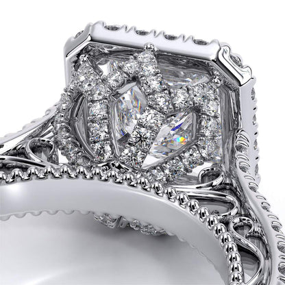 Verragio Halo Princess Engagement Ring