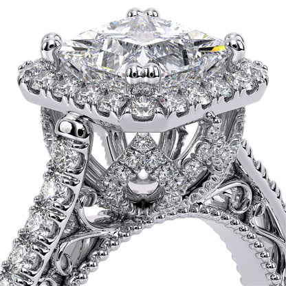 Verragio Halo Princess Engagement Ring
