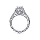 Verragio Halo Pear Engagement Ring