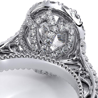 Verragio Halo Pear Engagement Ring
