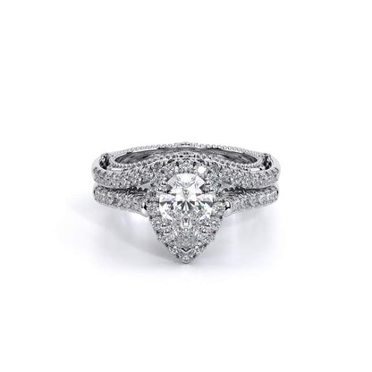 Verragio Halo Pear Engagement Ring
