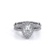 Verragio Halo Pear Engagement Ring