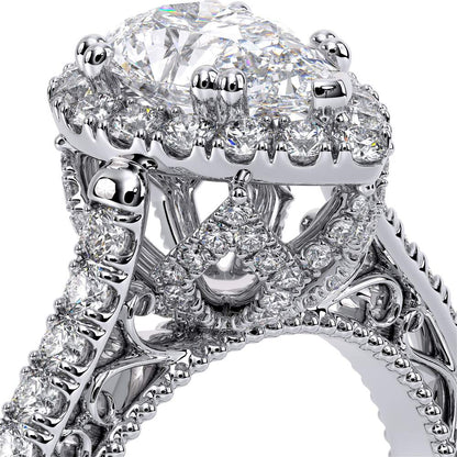 Verragio Halo Pear Engagement Ring