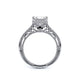 Verragio Halo Princess Engagement Ring