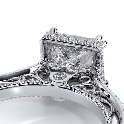 Verragio Halo Princess Engagement Ring