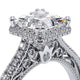 Verragio Halo Princess Engagement Ring