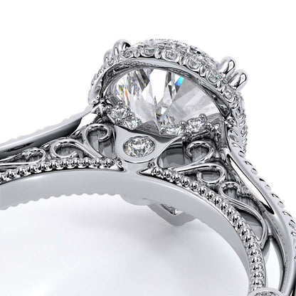 Verragio Halo Pear Engagement Ring