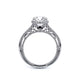 Verragio Halo Round Engagement Ring