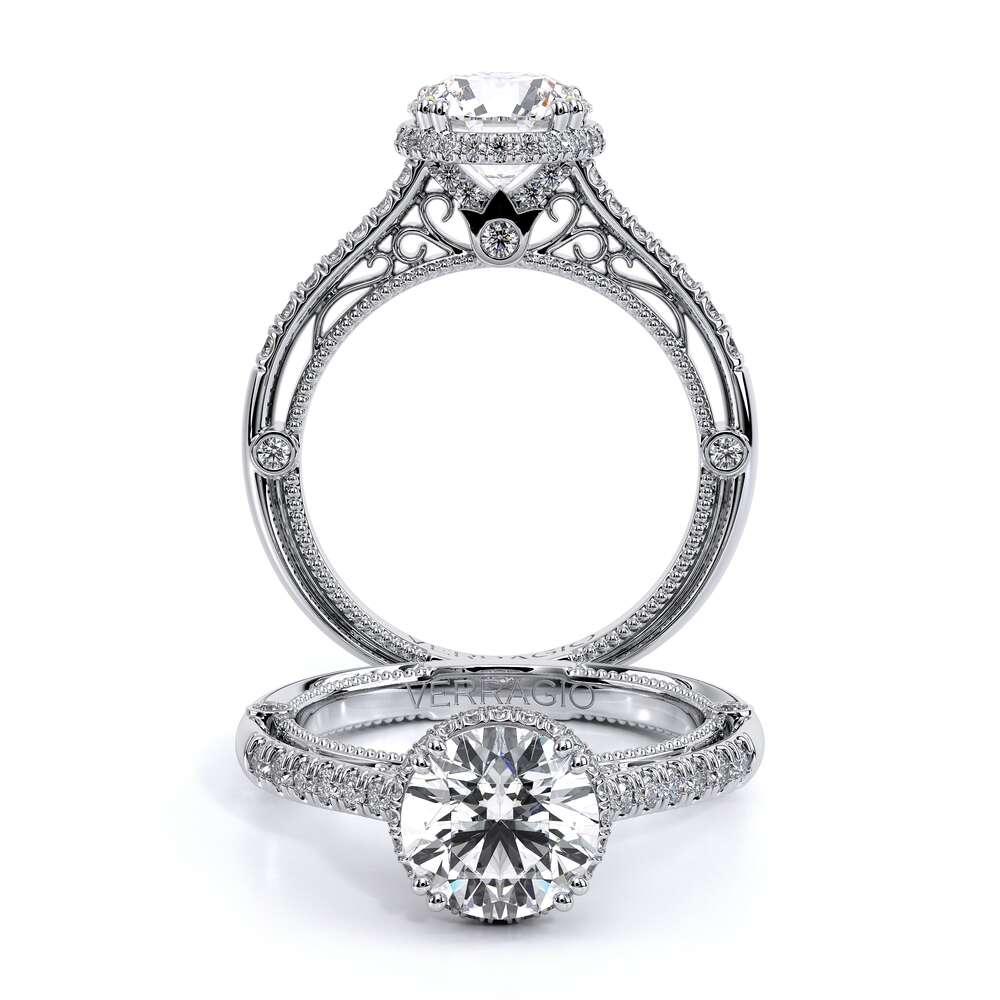 Verragio Halo Round Engagement Ring