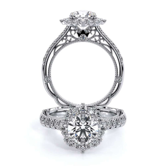 Verragio Halo Round Engagement Ring