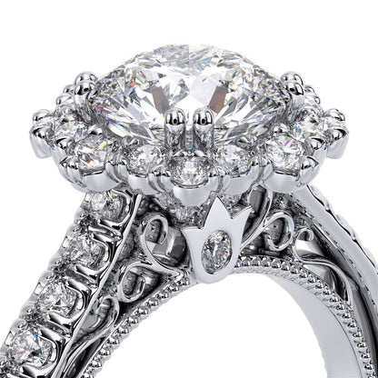 Verragio Halo Round Engagement Ring