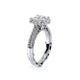Verragio Halo Princess Engagement Ring