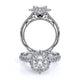 Verragio Halo Princess Engagement Ring