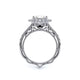 Verragio Halo Princess Engagement Ring