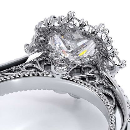 Verragio Halo Princess Engagement Ring
