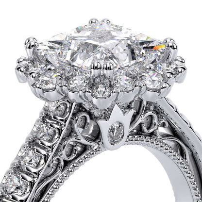Verragio Halo Princess Engagement Ring