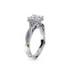 Verragio Halo Princess Engagement Ring