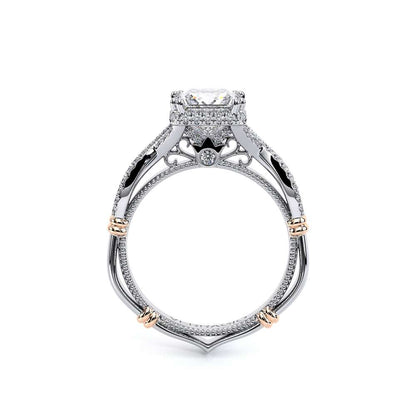 Verragio Halo Princess Engagement Ring