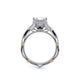Verragio Halo Princess Engagement Ring