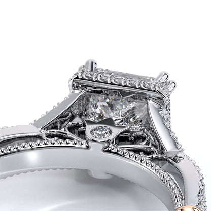 Verragio Halo Princess Engagement Ring