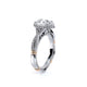 Verragio Halo Pear Engagement Ring