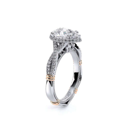 Verragio Halo Pear Engagement Ring