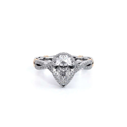 Verragio Halo Pear Engagement Ring