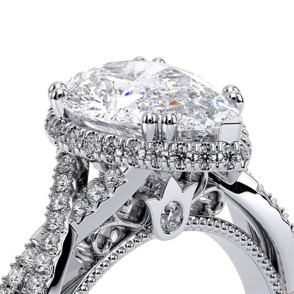 Verragio Halo Pear Engagement Ring